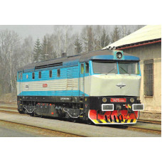 Pohlednice, Motorová lokomotiva T 478 2065 v Dolní Lipce, Letohradský železniční klub 2022120